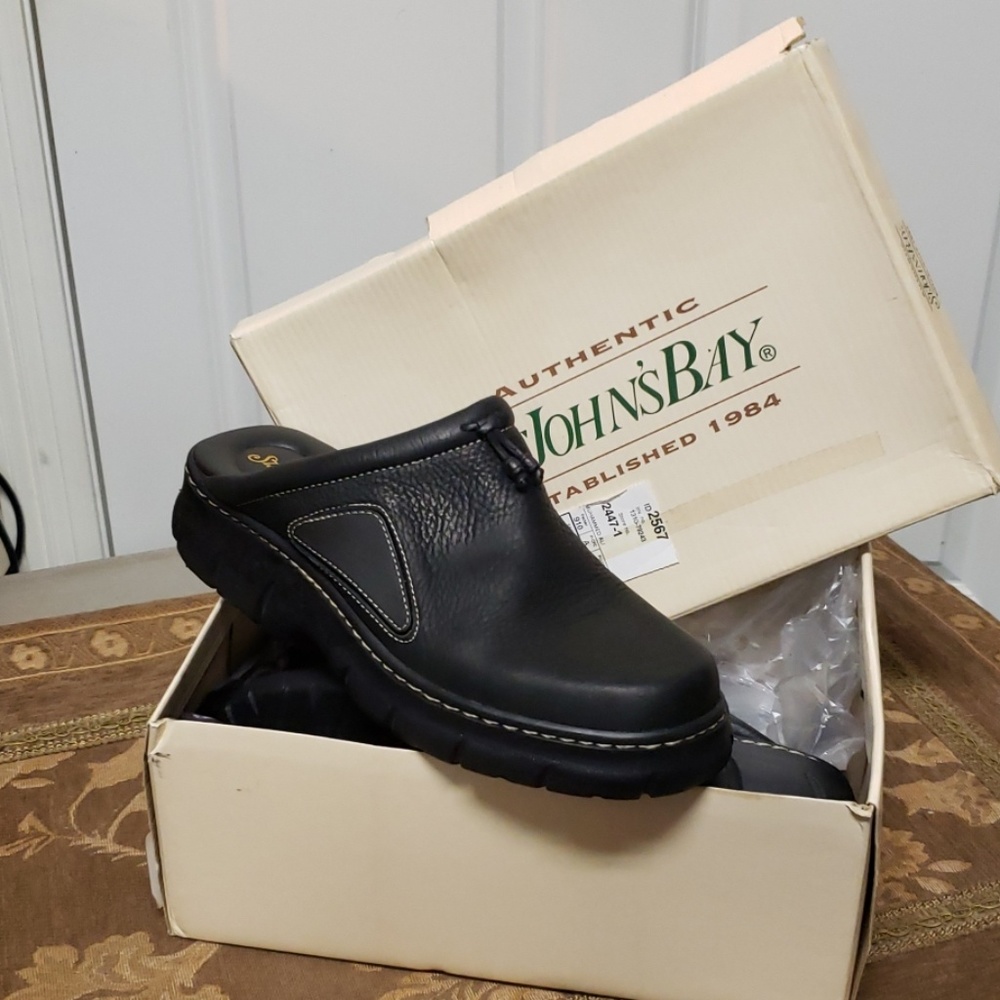 CANDY black women mule shoe